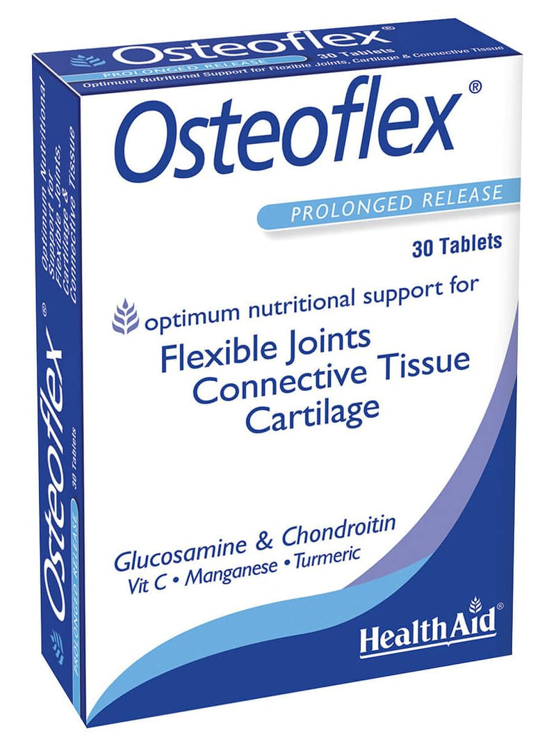 HealthAid Osteoflex - Glucosamine & Chondroitin – for Joint Health, Mobility, Flexibility & Cartilage Support - 30 Tablets