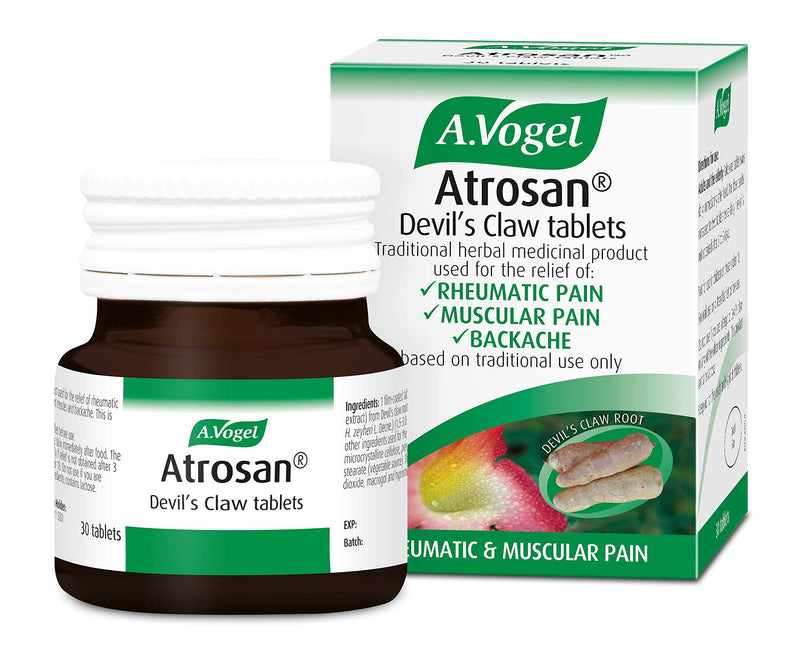 A.Vogel Atrosan Devil’s Claw Tablets | Back & Muscle Pain Relief | 30 Devil’s Claw Tablets 30 count (Pack of 1)