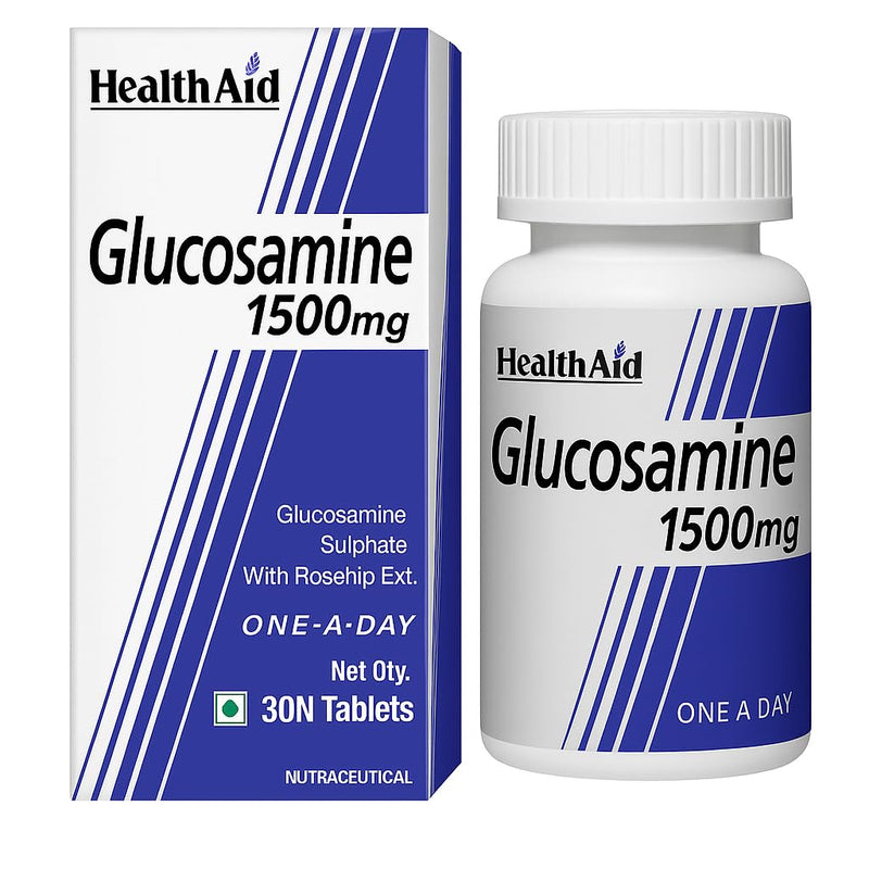 HealthAid Glucosamine Sulphate 2KCl 1500mg - 30 Tablets
