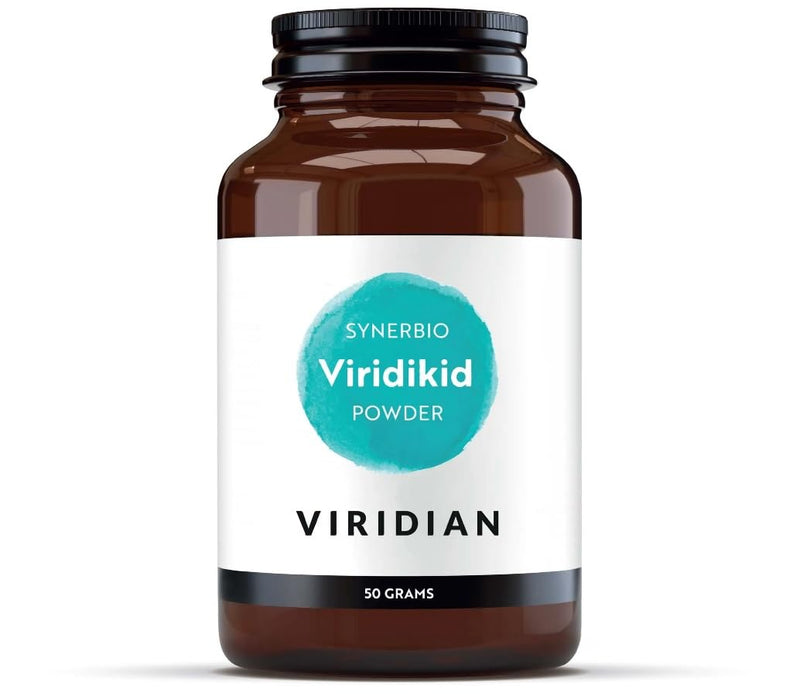 Viridian – Viridikid Synerbio Powder with Vitamin C - 50g | Expertly Formulated Friendly Bacteria | Prebiotics | Vitamin C to Support Normal Immunity | Dairy-Free | 100% Active Ingredients