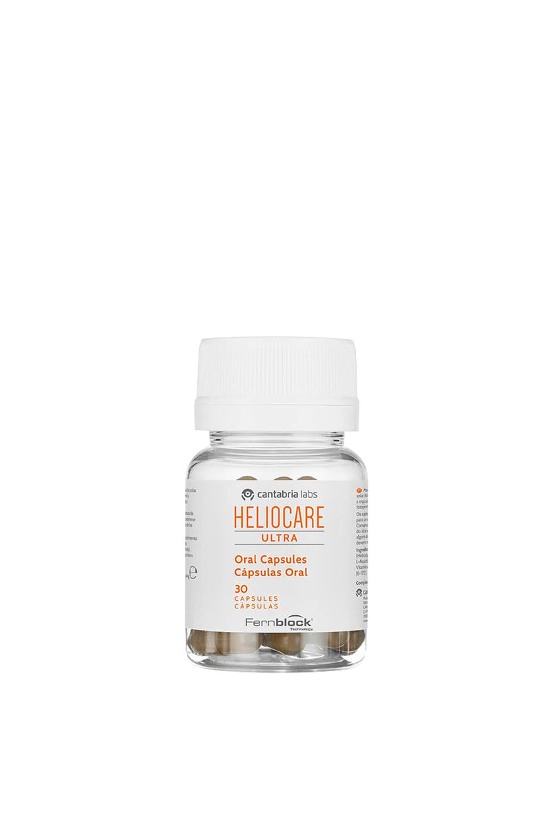 Heliocare® Ultra Capsules (30 Capsules) Sun Protection Supplements | Extra Protective Skin Care Boost - Increase Resistance to Sun Damage | Protects Against UVA, UVB, Visible and Infrared Hazards