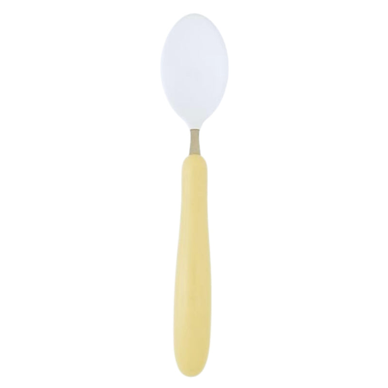 HOMECRAFT Caring Cutlery , Ivory Handle Soft Coated Teaspoon (Eligible for VAT Relief in the UK) Stainless Steel Eating Utensil , Silverware for Weak Grip , Restricted Movement , Elderly , Disabled Single