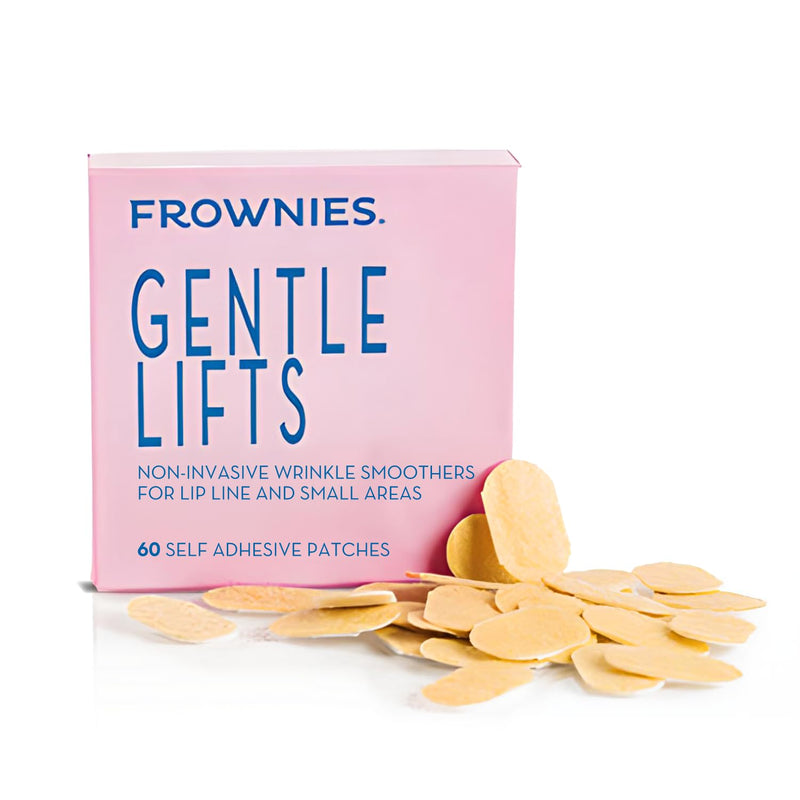 Frownies Gentle Lifts 60 reusable self-adhesive patches. Wrinkle treatment to reduce lip lines, Anti Ageing
