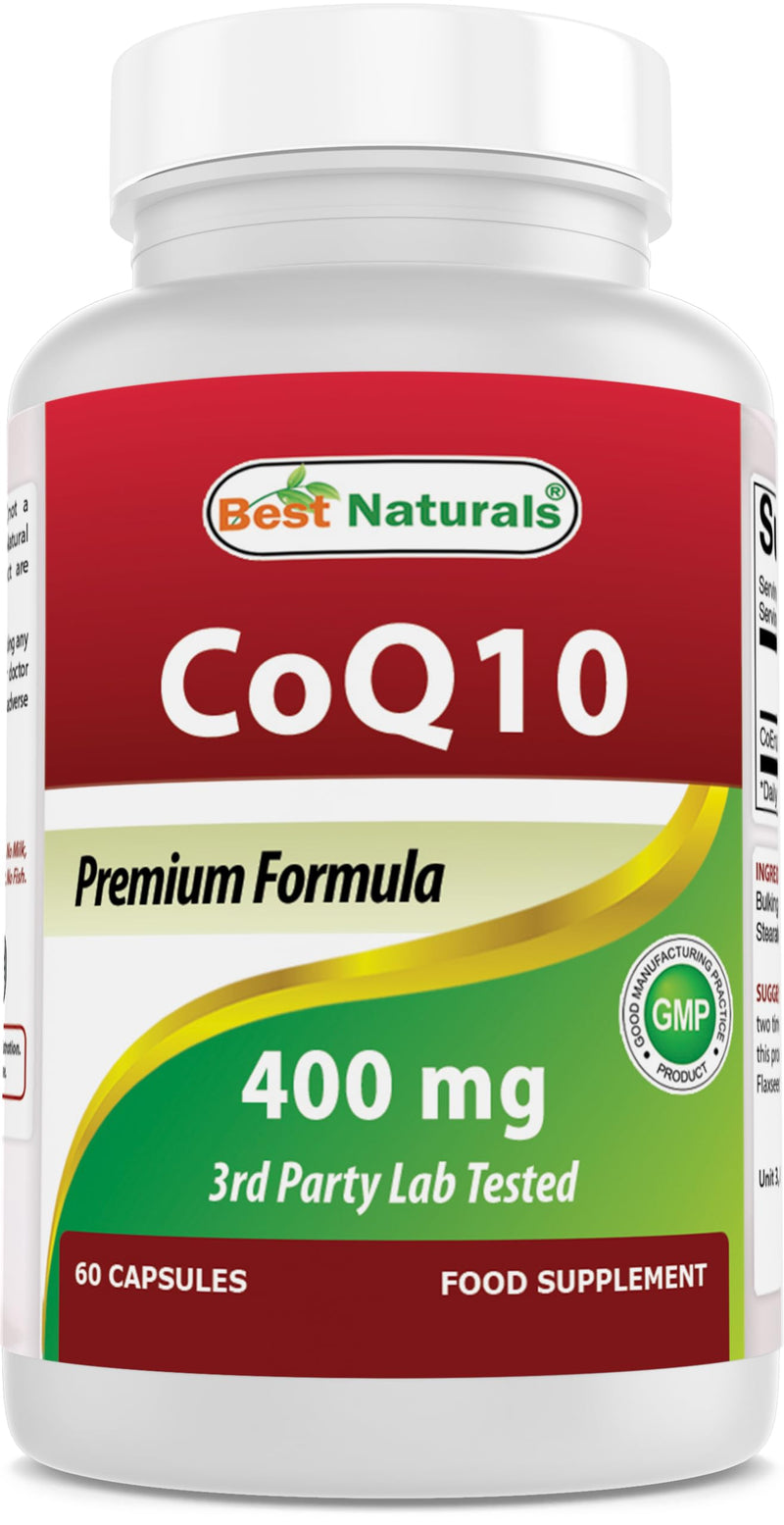 Best Naturals CoQ10 400 mg 60 Capsules