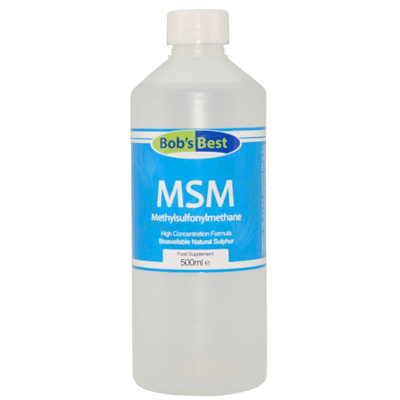 MSM Liquid Bioavailable Natural Sulphur Supplement High Concentration Formula Methylsulfonylmethane - 500ml (Half Litre)