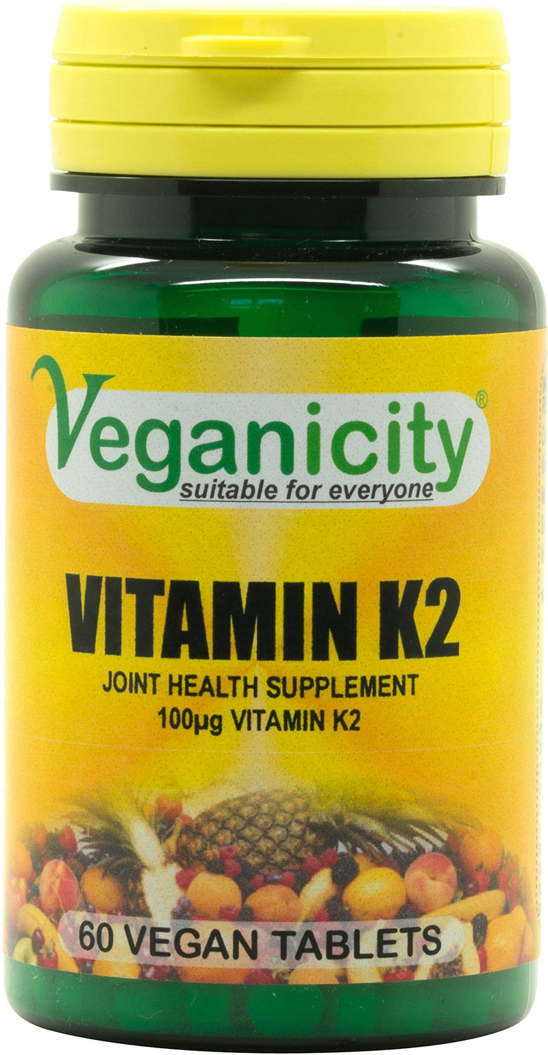 Vitamin K2 (MK-7) 100µg : Bone & Circulation Health Supplement : 60 Tablets, in a Planet-Friendly 99% Recycled Pot