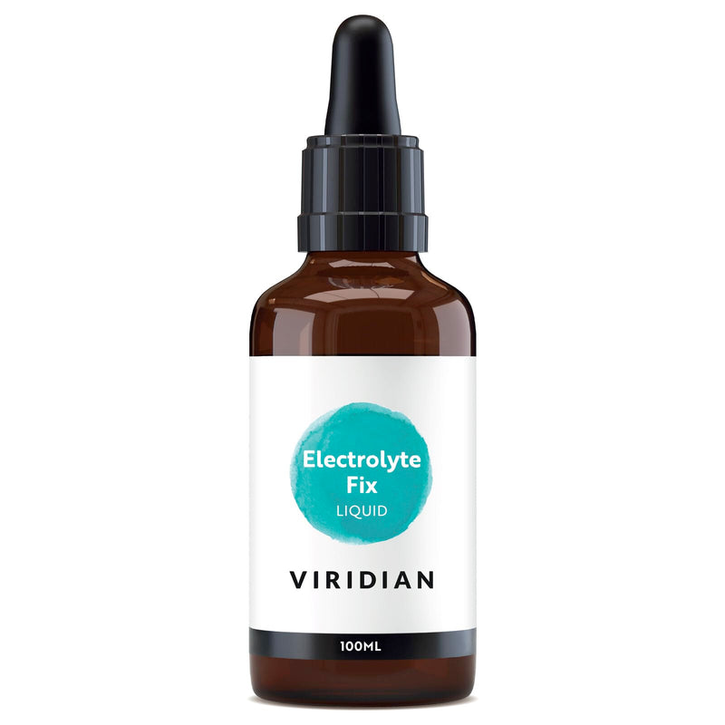 Viridian - Electrolyte Fix Liquid – 100ml | Concentrated Electrolyte Blend with Magnesium, Potassium & Sodium | Supports Electrolyte Balance & Muscle Function | 100% Active Ingredients 100 ml (Pack of 1)