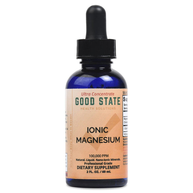 Good State - Liquid Ionic Magnesium Ultra Concentrate - (10 Drops Equals 50 mg) (100 Servings per Bottle)