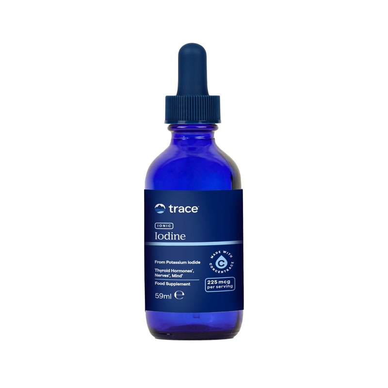 Trace Minerals | Ionic Iodine from Potassium Iodide | Supports Hormone Production, Nervous System Function, Skin Health, & Immunity | Non- GMO, Vegan, Gluten Free | 59 ml, 225 mcg per Serving