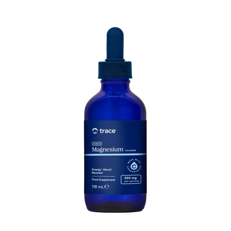 Trace Minerals Ionic Magnesium 118ml - Liquid Ionic Magnesium to Support Immune, Brain & Heart Health - Supplement to Aid Energy & Vitality - Supplement with Magnesium & Sodium