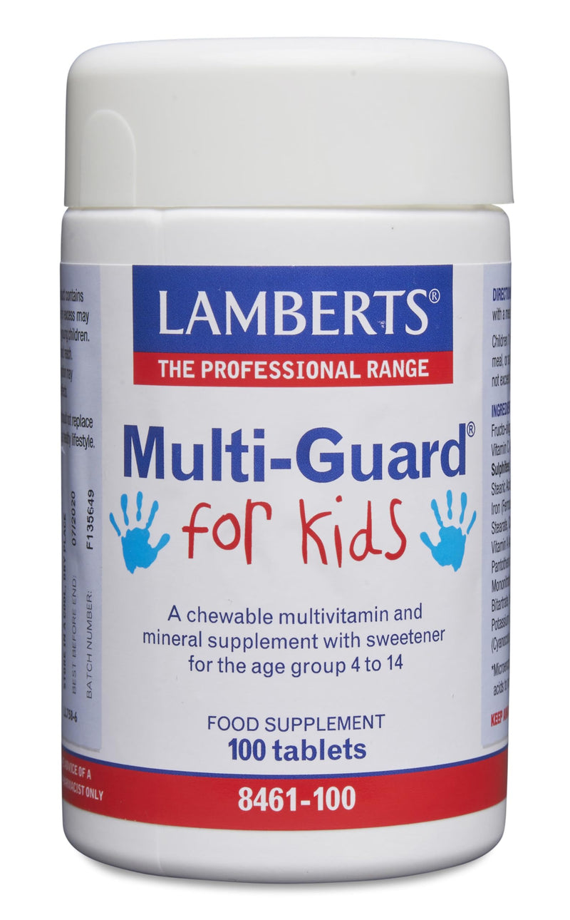 Lamberts Multi-Guard for Kids 100Tablets natural xylitol 100 count (Pack of 1)