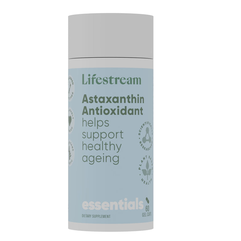 Lifestream AstaZan 60 Vegetarian Capsules, Astaxanthin Antioxidant Support
