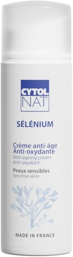 [Australia] - CYTOLNAT - Selenium Anti-Ageing Anti-Oxidant Cream - Moisturises, Repairs, Reduces the Appearance of Wrinkles and Fine Lines - Sensitive Skin - Face, Neck, Décolleté - Natural Formula - 50 ml 