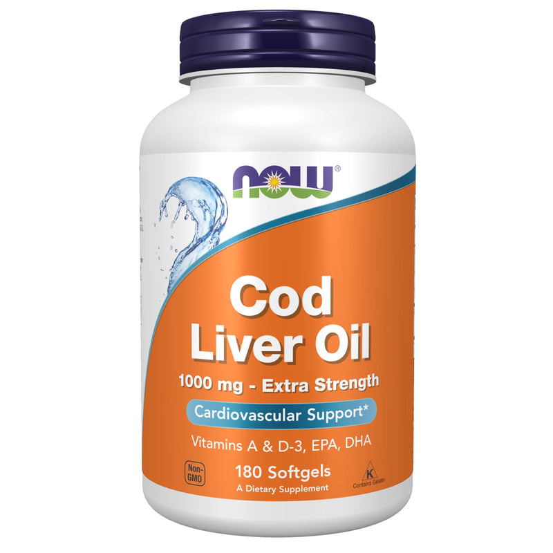 1000mg Cod Liver Oil 180 Softgels