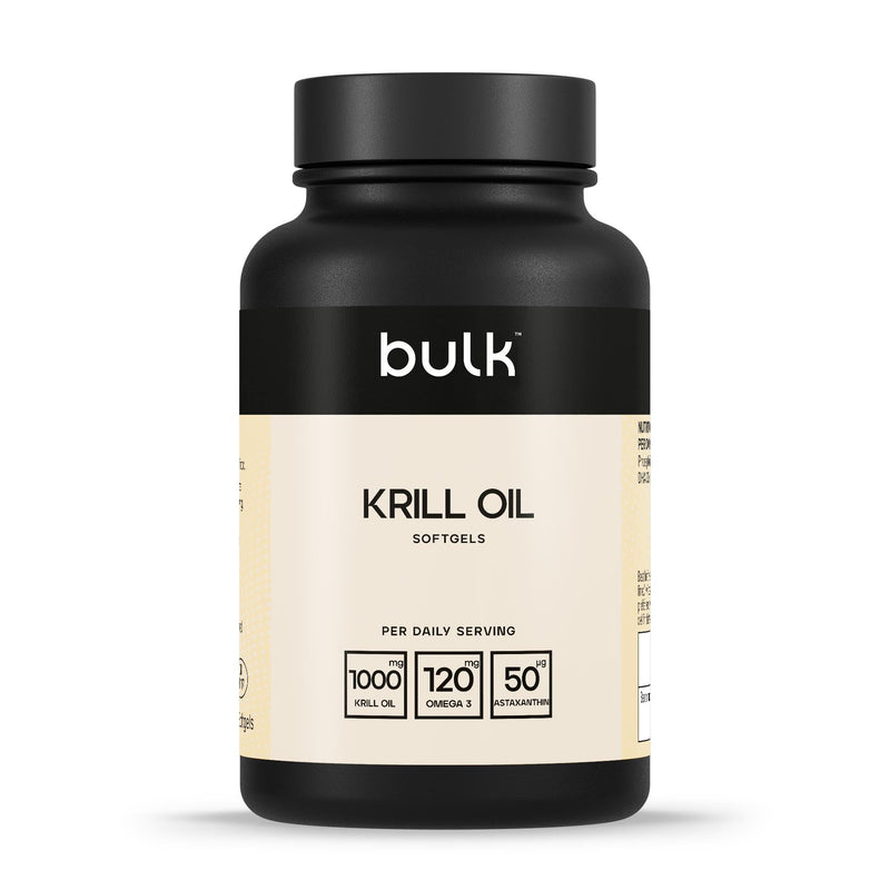 Bulk Krill Oil Softgels, 500 mg, Pack of 180 180 count (Pack of 1)