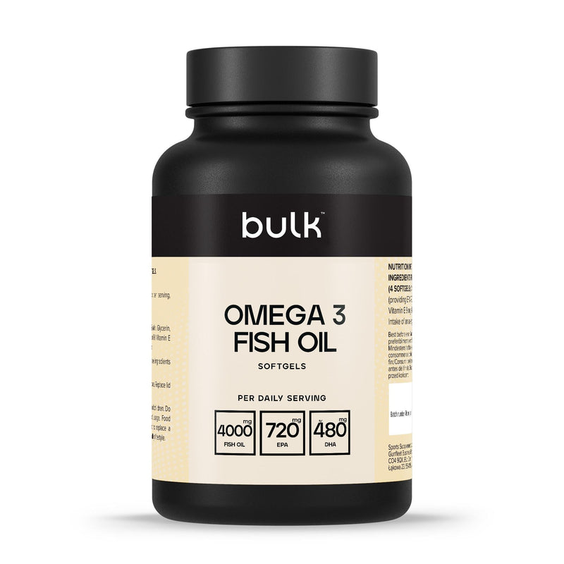 Bulk Omega 3 Fish Oil 2000mg | High Strength Softgels | 270 Capsules | 4.5 Month Supply | 720mg EPA & 480mg DHA per Daily Dose | Supports Normal Heart Function | Odourless & Refined 270 count (Pack of 1)