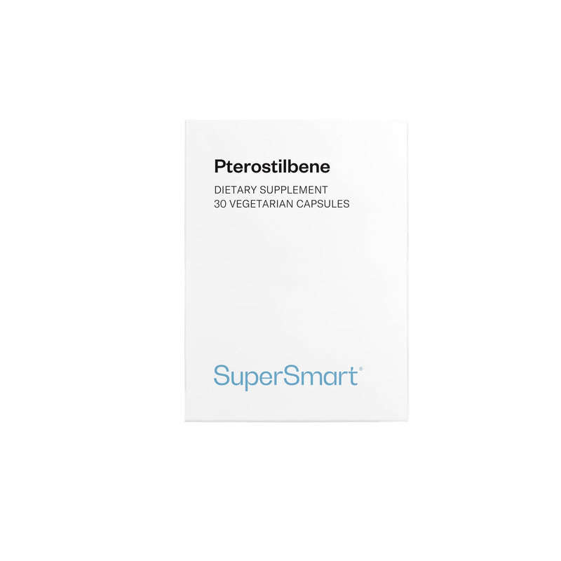 Pterostilbene – pTeroPure® (Trans-Pterostilbene) – Supports Cognitive Function – Promotes Cardiovascular Health – Antioxidant – Vegan – Gluten-Free – SuperSmart