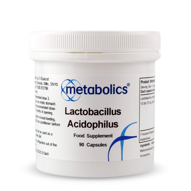 Lactobacillus Acidophilus, Lactobacillus - Pot of 90 Capsules Containing 500mg
