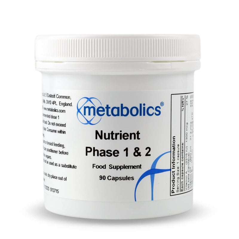 Nutrient Phase 1+2 (Pot of 90 Capsules)