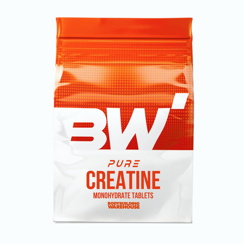 Bodybuilding Warehouse, Pure Creatine Monohydrate Tablets (1000mg) -90 Tabs Unflavoured 90 count (Pack of 1)