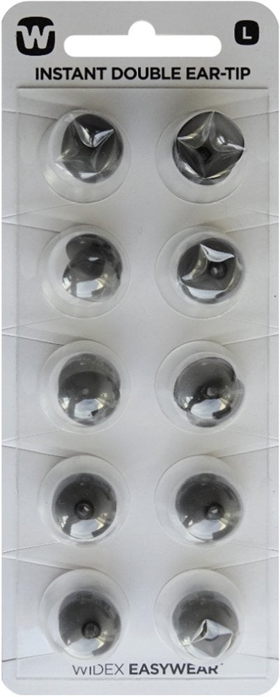Widex Instant Double Ear Tip, Size LARGE QTY:10 Dome Piece by Widex