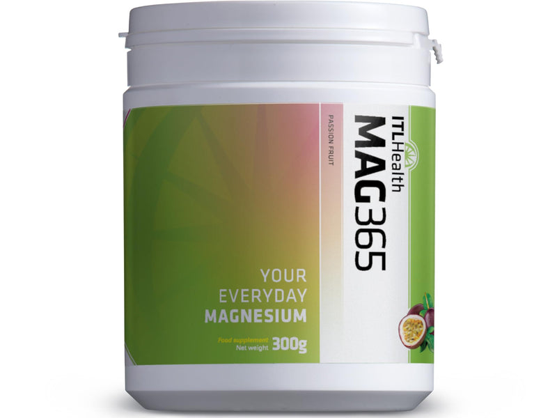 MAG365 Magnesium Citrate Powder - Highly Absorbable Magnesium Supplement - Passion Fruit 300g 300 g (Pack of 1)