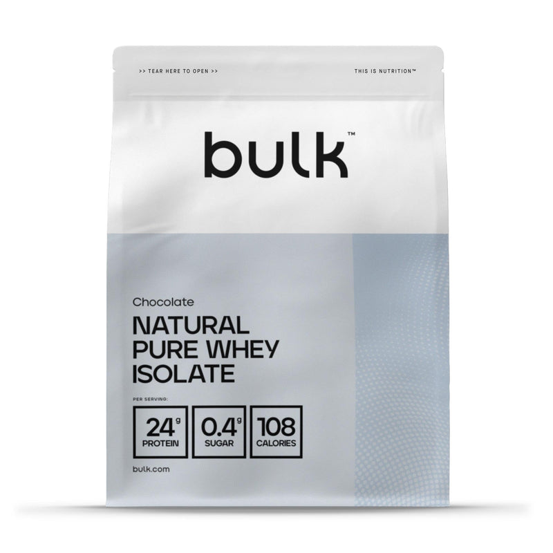 Bulk Natural Pure Whey Protein Isolate, No Artificial Sweetners, Chocolate, 500 g, Packaging May Vary 0.5 kg (16 Servings)