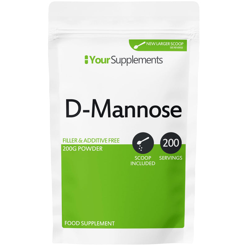 Your Supplements - D Mannose Pure Powder 200g | Natural & Non GMO | Vegetarian & Vegan Friendly | Scoop Included 200 g (Pack of 1)