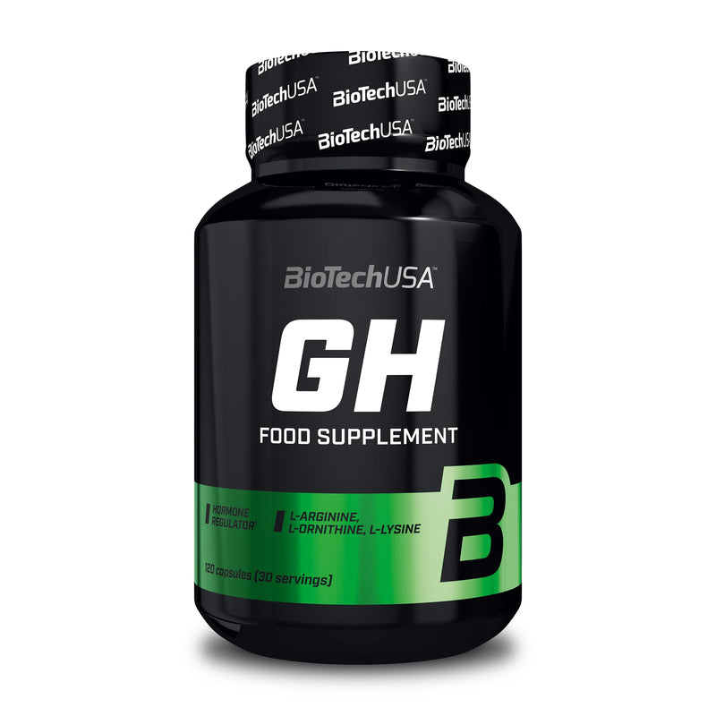 BioTechUSA GH | Hormone Regulator | with Amino Acids & Vitamin B6 | Boost Growth Hormone | Build Muscle | Reduce Fat | 120 Capsules