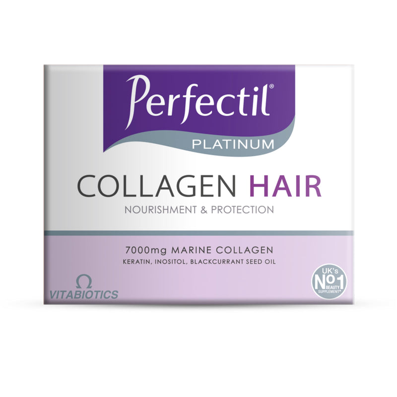 Perfectil Platinum Collagen Drink Supplement for Women Hair - 10 x 50 ml vials 10 x 50 ml Collagen Drink for Hair