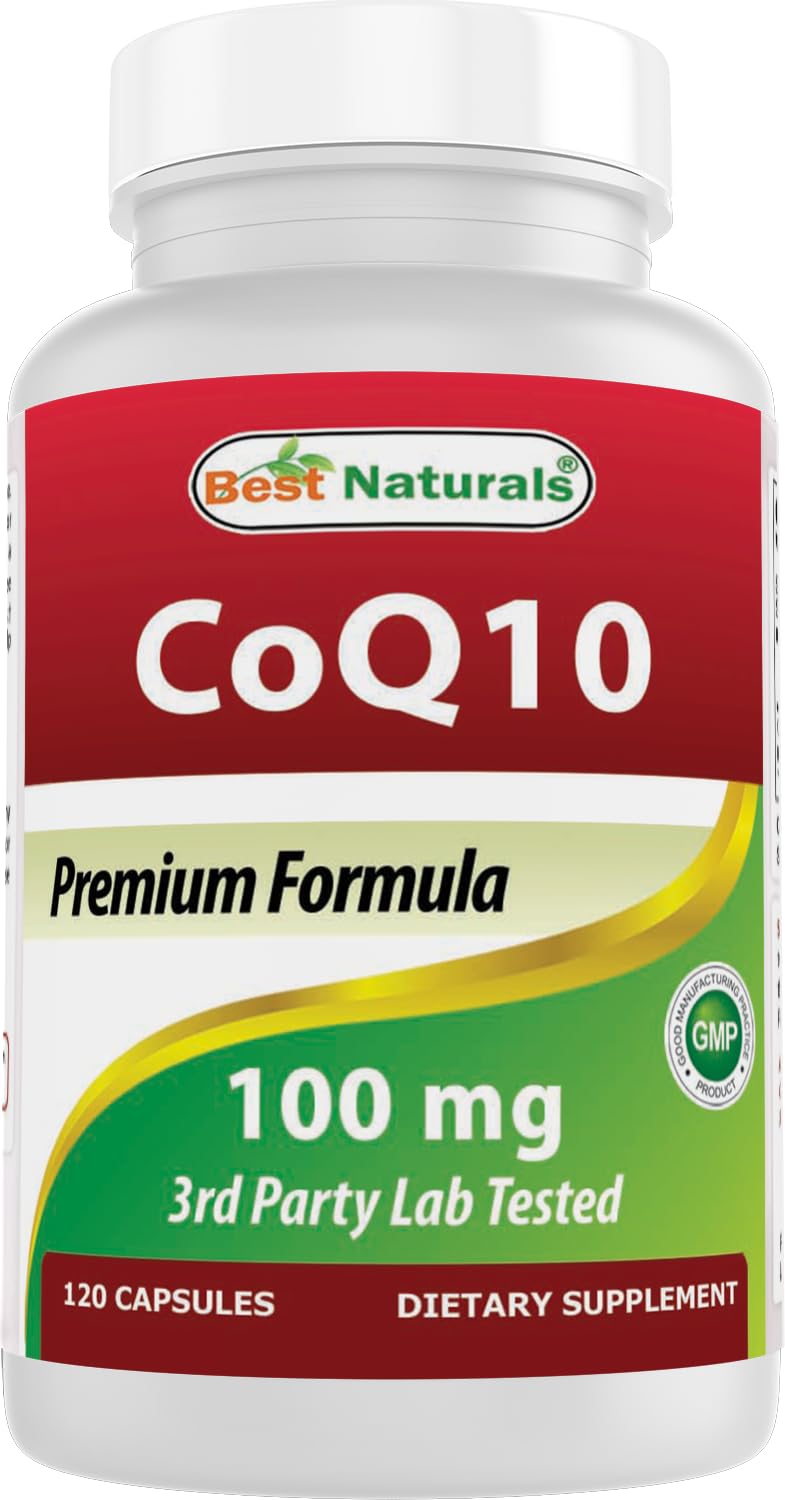 Best Naturals CoQ10 100 mg 120 Capsules