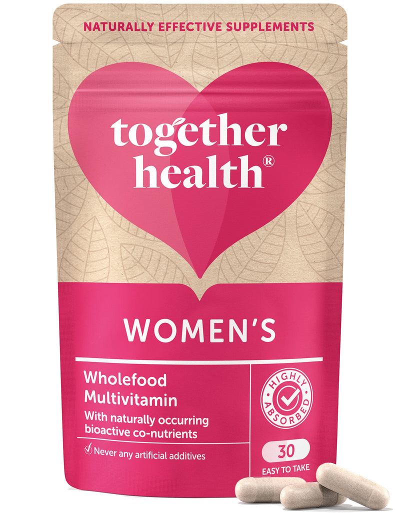 Women’s Multi Vitamin & Mineral – Together Health – Specially Formulated for Women – 22 Nature-Based Nutrients – Vegan Friendly – Made in The UK – Pack of 2-60 Vegecaps Unflavoured 2 count (Pack of 1)