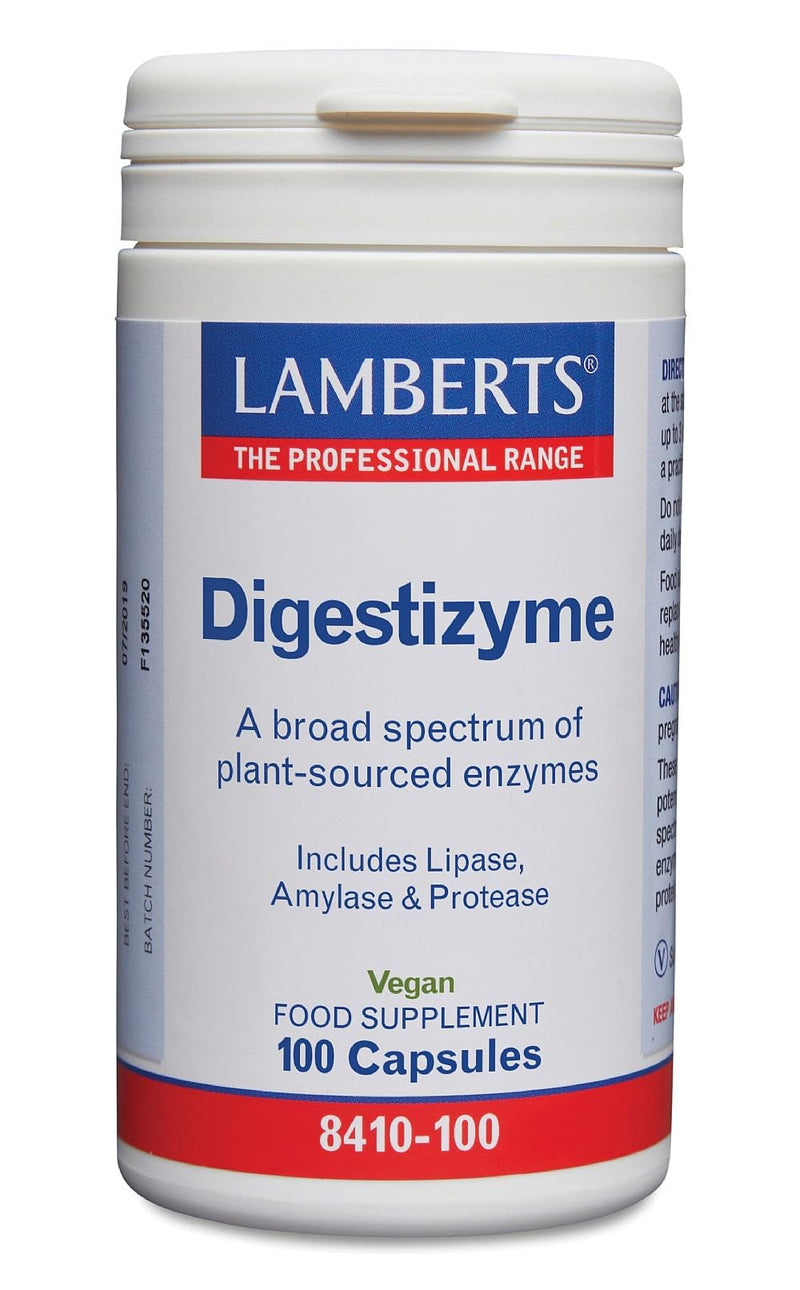 Lamberts Digestizyme 100 Capsules by Lamberts