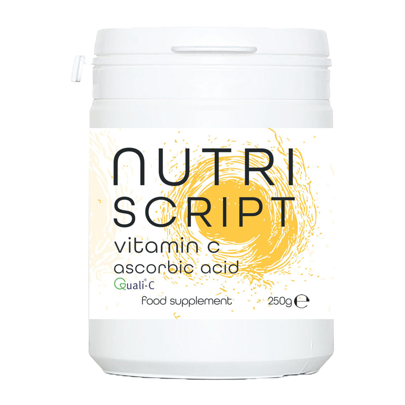 Vitamin C Powder – 250g Ascorbic Acid – 100% Pure British Pharmaceutical Grade Vitamin C - Quali-C