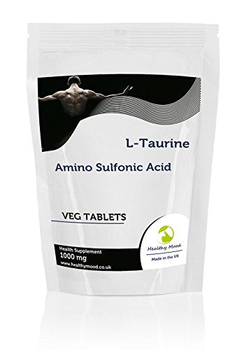 L-Taurine 1000mg 250 Veg Tablets Pills Health Food Supplements Nutrition Amino Sulfonic Ketoisocaproic Acid HEALTHY MOOD