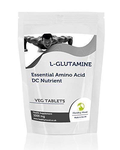 L-Glutamine 1000mg Essential Amino Acid 120 Vegetarian Tablets Pills Health Food Supplements Nutrition HEALTHY MOOD