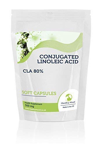 Conjugated Linoleic Acid CLA 80% x 180 Soft Capsules Health Food Supplements Nutrients HEALTHY MOOD UK Quality Nutrients