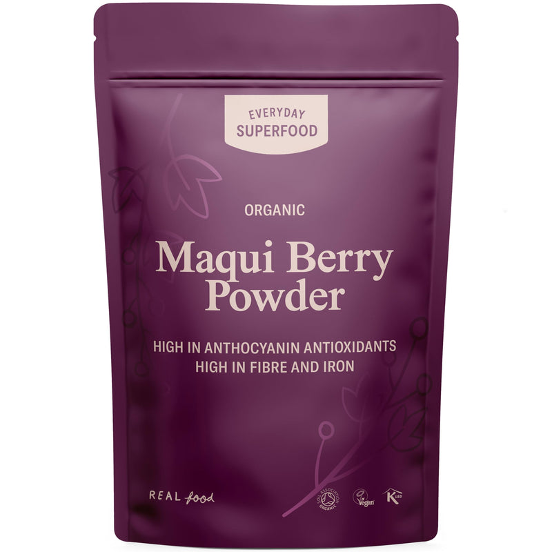 Everyday Superfood Organic Maqui Berry Powder 190g Great with a Frozen Acai & Maca Bowl, Freez Dried Fruit Powder 190 g (Pack of 1)