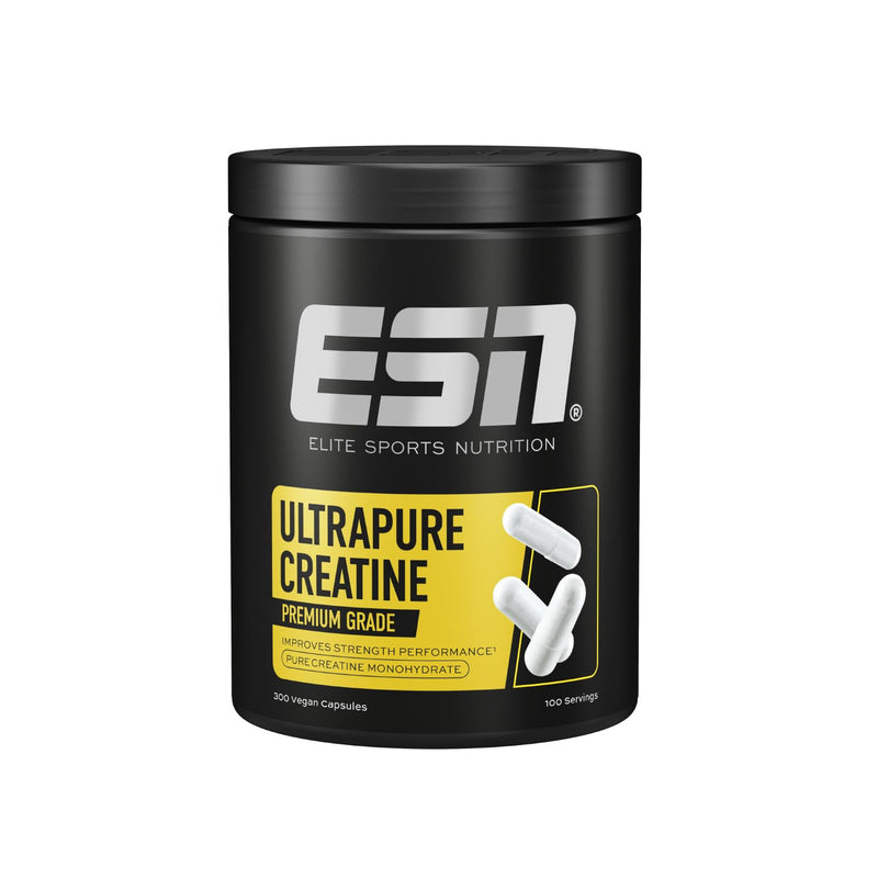 ESN Creatine Giga Caps, 300 Capsules, 0.77 lbs, 100 Servings Creatine Monohydrate - Vegan - Made in Germany, Laboratory Tested 300 count (Pack of 1)