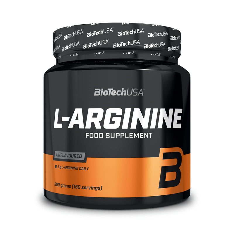 BioTechUSA L-Arginine | Amino Acid Powder | Boost NO Production | Ideal for Athletes and Bodybuilders | Sugar & Fat Free | 300 g | Unflavored