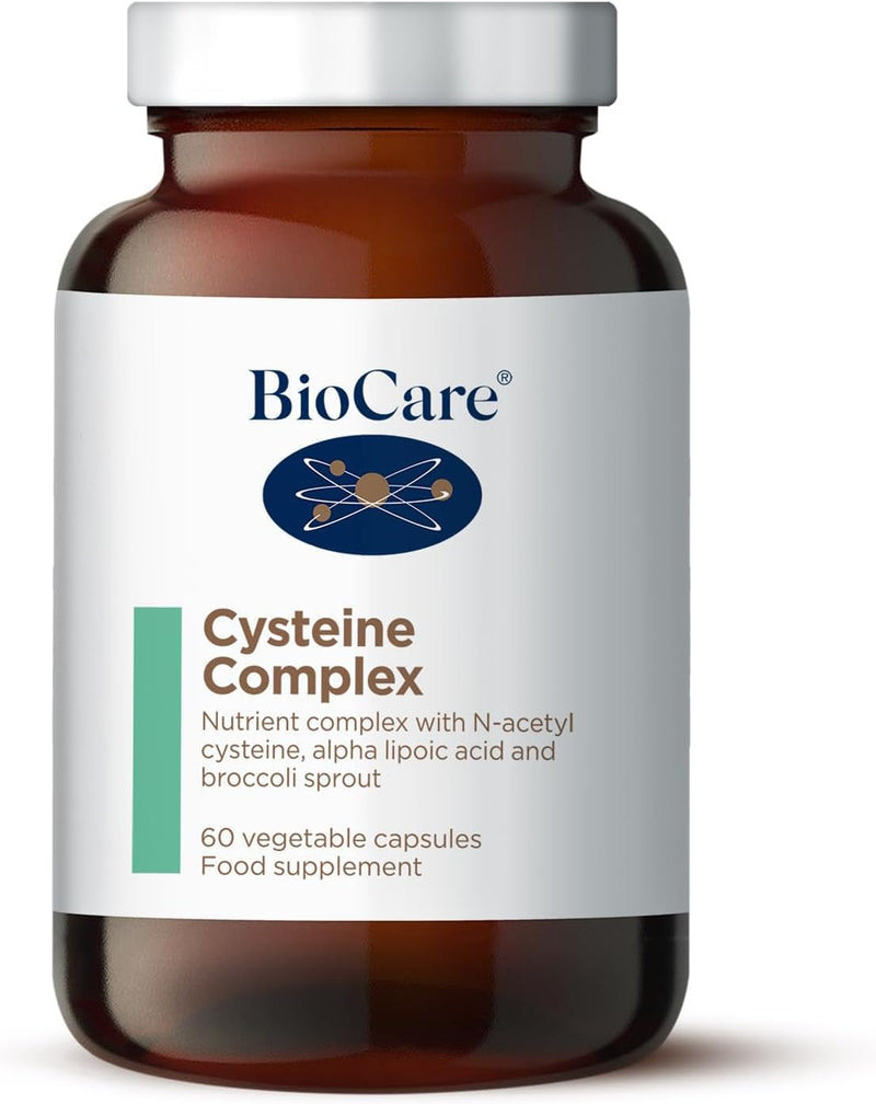 BioCare Cysteine Complex - Nutrient Complex with N-Acetyl Cysteine, Alpha Lipoic Acid and Broccoli Sprout - 60 Capsules