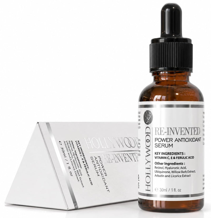 20% Vitamin C Serum for Men | 4X Strength | With 1.02% Ferulic Acid & 1% Vitamin E – Powerful Anti-Aging Face Serum, Brightening & Hydrating Skincare – Moisturizer for Wrinkles & Fine Lines – 30ml