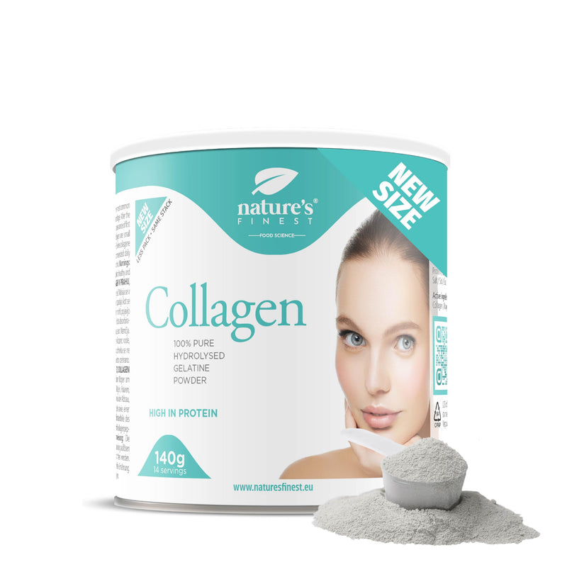 Nature's Finest by Nutrisslim Collagen Powder: 100% Hydrolysed Bovine Collagen - Pure, Natural Collagen Supplements for Women - Optimal Absorption, Unflavored 140 g (Pack of 1)