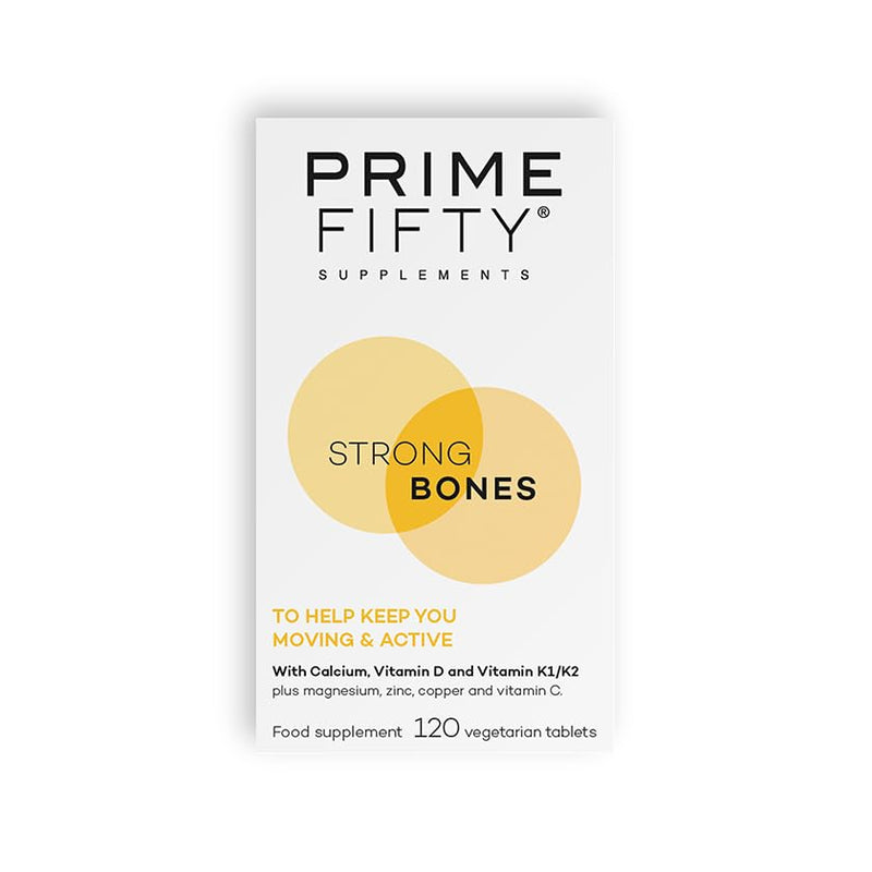 Strong Bones Supplements – 120 Multivitamin Tablets with Calcium, Magnesium, Zinc, Copper & Vitamins – Developed for Over 50s to Help Keep You Active 1 count (Pack of 120)