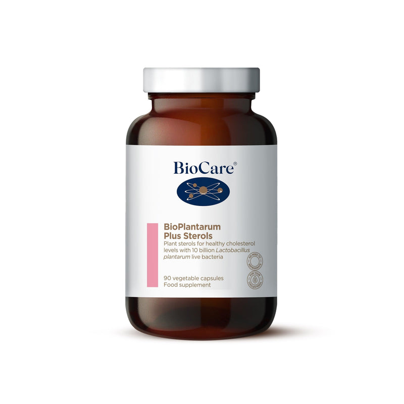 BioCare BioPlantarum Plus Sterols - Live Bacteria and Plant Sterols Blend, 10 Billion CFU - 90 Capsules 90 count (Pack of 1)