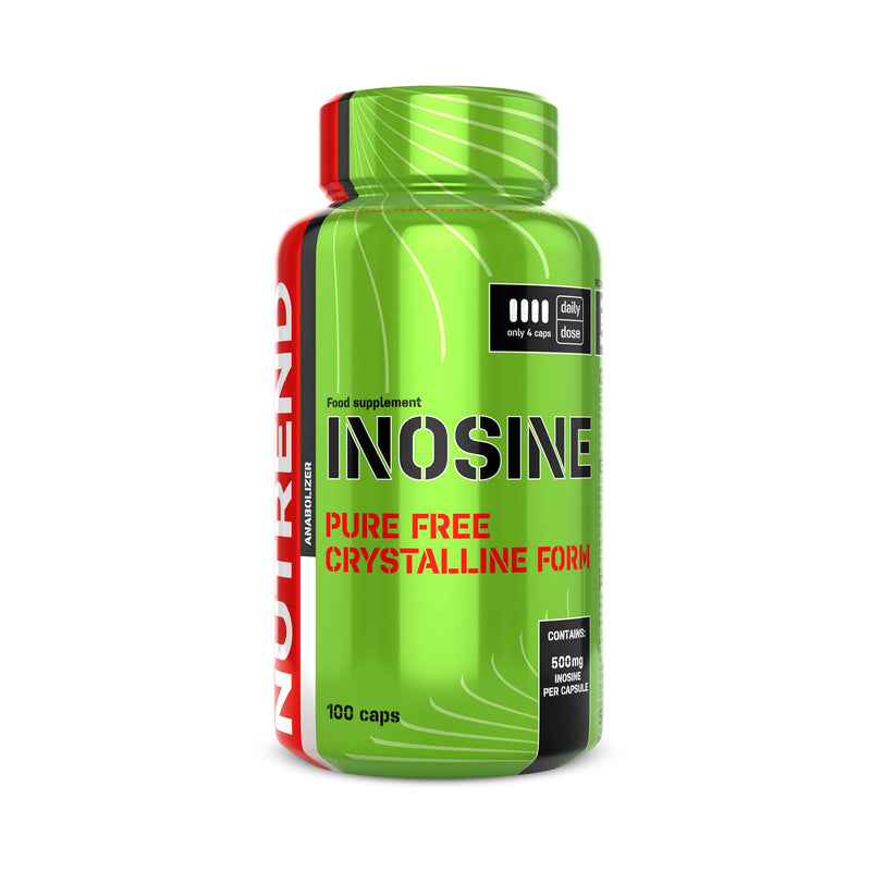 Nutrend ISONINE 100 Caps Energy Source During The Work Done by Each Muscle for Athletes who Focus on Endurance, as Well as Strength Sports Performance.