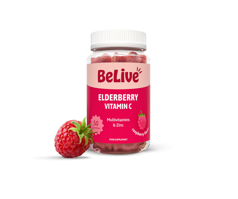 Elderberry Gummies with Vitamin C, Propolis - Sambucus Immune Support, Raspberry Flavored (60 Count) 60 count (Pack of 1)