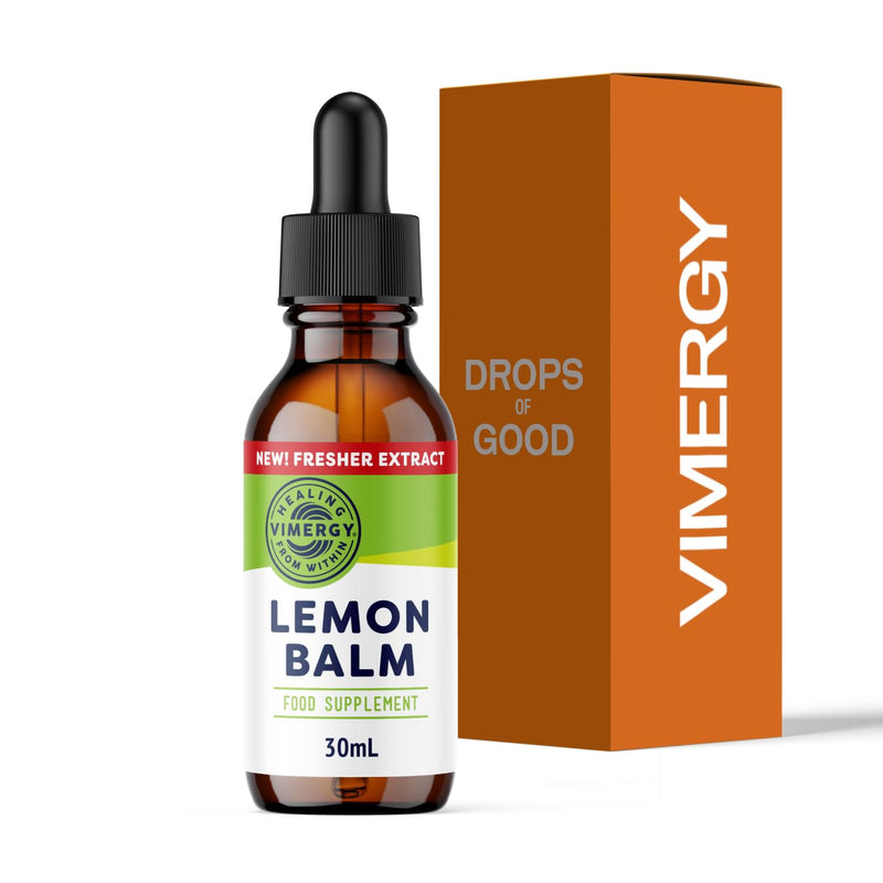 Vimergy Lemon Balm Extract, 30 Servings – Traditionally Used in Herbal Medicine as a Sleep aid in Times of Mental Stress -Can be Used in Tea– Alcohol-Free – Gluten Free, Non-GMO, Vegan (30 ml) 55 ml (Pack of 1)
