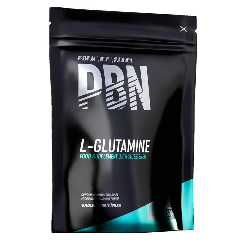 PBN L-Glutamine 500g Pouch White. 500 g (Pack of 1)