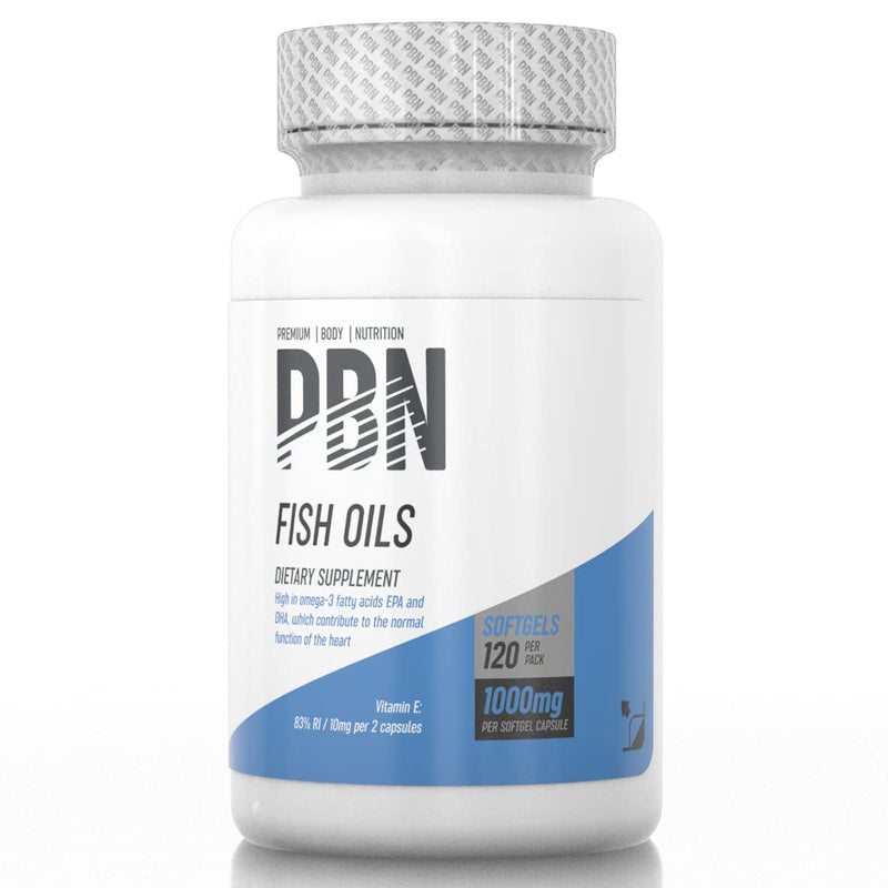 PBN Fish Oil Softgels 1000mg 18/12 EPA/DHA 120 count (Pack of 1)